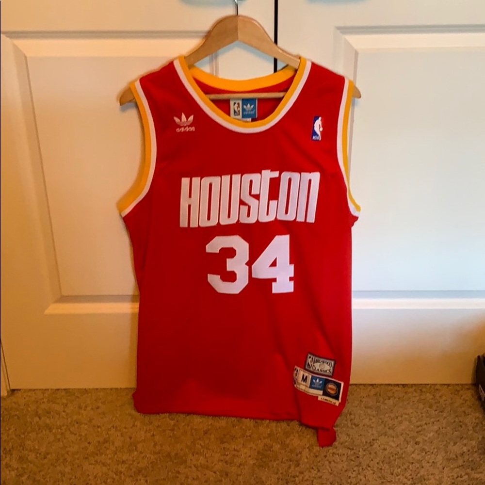 Throwback Houston Rockets Hakeem Olajuwon jersey